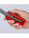 Knipex Инструмент за рязане на гофрирана тръба TwistCut, Ø13-32мм, синьо-червена ръкохватка 100мм,  - K902201SB - 10