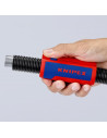 Knipex Инструмент за рязане на гофрирана тръба TwistCut, Ø13-32мм, синьо-червена ръкохватка 100мм,  - K902201SB - 12