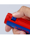 Knipex Инструмент за рязане на гофрирана тръба TwistCut, Ø13-32мм, синьо-червена ръкохватка 100мм,  - K902201SB - 14
