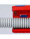 Knipex Инструмент за рязане на гофрирана тръба TwistCut, Ø13-32мм, синьо-червена ръкохватка 100мм,  - K902201SB - 18