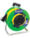 COMMEL Макара удължител жълт 25м IP44 N07V3V3-F гумиран 3G1.5mm2 с термична защита - C200-351 - Цена | LEDs4economy