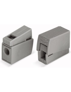 Wago Бърза връзка 0,5-2,5 mm2 (100бр.) сива за захранване на осв.тяло - 224-101 - Цена | LEDs4economy