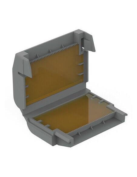 Кутия с гел GelBox Wago за клема до 6мм2, IP x8, 40.1x21.3x49.4мм, сива