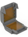 Wago Кутия с гел GelBox  за клема до 4мм2, IP x8, 33.6x17.8x32мм, сива - 207-1331
