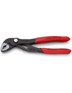 Knipex Клещи раздвижени Cobra, червена ръкохватка 150мм, - K8701150 - Цена | LEDs4economy