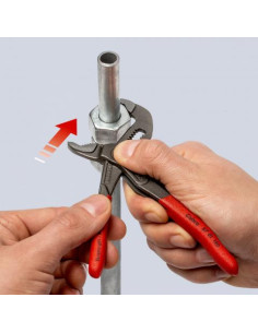 Knipex Клещи раздвижени Cobra, червена ръкохватка 150мм, - K8701150 - Цена | LEDs4economy 2