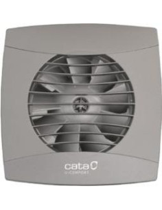 CATA Вентилатор UC-10 ф100мм, цвят Инокс, 110м3/ч, 8W, 26dB комплект с клапа - C01255000 - Цена | LEDs4economy