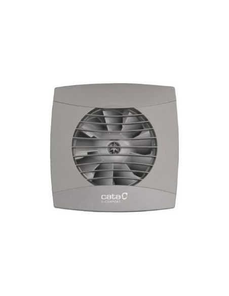 Вентилатор UC-10 ф100мм, цвят Инокс, 110м3/ч, 8W, 26dB комплект с клапа CATA