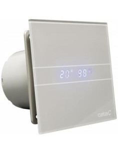 CATA Вентилатор E-100GSTH HYGRO ф100мм, цвят Сив, 115м3/ч, 8W, 31dB - C00900600 - Цена | LEDs4economy