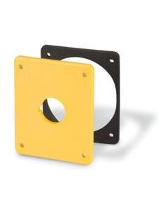 Scame Капачка с отвор ф22мм ЖЪЛТА за табла Block и Domino 70x87mm - 654.0101Y - Цена | LEDs4economy