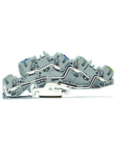 Wago Редова клема N/L/PE СИВА 6мм2 БЕЗВИНТОВА серия TOPJOB® S - 2005-7646 - Цена | LEDs4economy