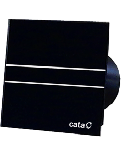 CATA Вентилатор E-100GTBK TIMER ф100мм, цвят Черен, 115м3/ч, 8W, 31dB - C00900502 - Цена | LEDs4economy