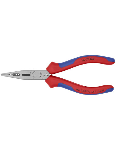 Knipex Клещи инсталаторски, синьо-червена ръкохватка 160мм,  - 