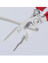 Knipex Клещи инсталаторски, хромирани, VDE 1000V жълто-червена ръкохватка 200мм, с фиксатор,  - K1396200 - 6