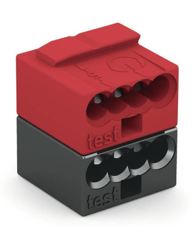 Конектор KNX 2P 4х 0.6…0.8мм червен / черен Wago