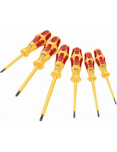 Wera Комплект отвертки, 4х шлиц и 2х PH, 106x/6 Kraftform VDE 1000V - W051575 - Цена | LEDs4economy