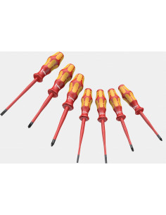 Wera Комплект отвертки, 3х шлиц, 2х PH и 2x PZ/S, 16x/7 Kraftform VDE 1000V - W135961 - Цена | LEDs4economy
