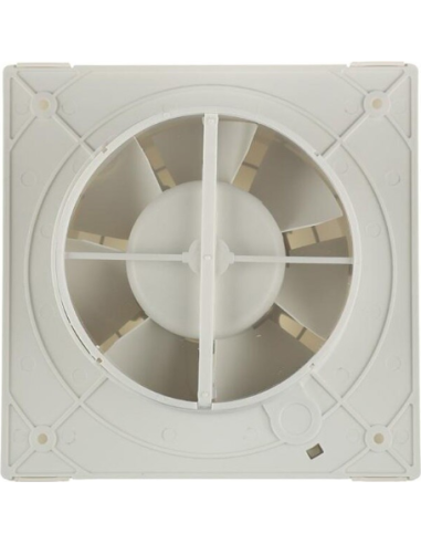 Вентилатор SILENTIS10 ф100мм 98м3/ч, 15W, 37dB комплект с клапа цвят Бял CATA