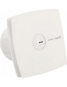 CATA Вентилатор X-MART10T MATIC TIMER ф100мм, цвят Бял, 98м3/ч, 15W, 38dB с таймер, с автоматина клапа - C01016000 - Цена | LEDs
