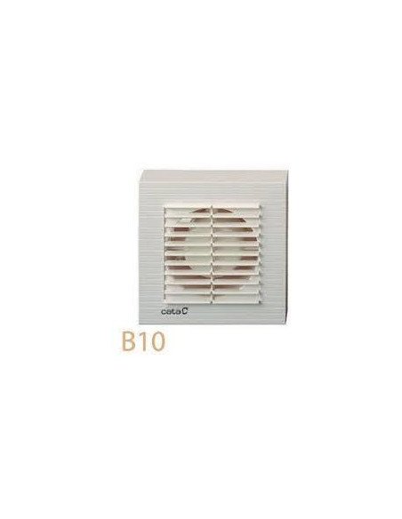 Вентилатор B10 ф100мм, цвят Бял, квадрат 98м3/ч, 15W, 41dB CATA