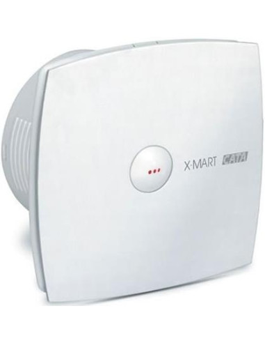 Вентилатор X-MART15 MATIC ф150мм, цвят Бял, 320м3/ч, 25W, 42dB с автоматина клапа CATA