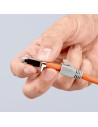 Knipex Инструмент за кримпване на RJ45, заголване и рязане, синьо-червена ръкохватка 190мм, с пружина,  - K975113 - 10