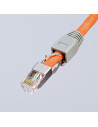 Knipex Инструмент за кримпване на RJ45, заголване и рязане, синьо-червена ръкохватка 190мм, с пружина,  - K975113 - 15