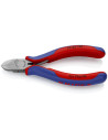 Knipex Клещи диагонални резачки за пластмаса, синьо-червена ръкохватка 125мм, с отваряща пружина,  - K7202125 - 2