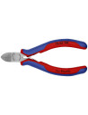 Knipex Клещи диагонални резачки за пластмаса, синьо-червена ръкохватка 125мм, с отваряща пружина,  - K7202125 - 3