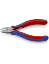 Knipex Клещи диагонални резачки за пластмаса, синьо-червена ръкохватка 125мм, с отваряща пружина,  - K7202125 - 4