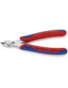 Knipex Клещи извити резачки Super-Knips, неръждаема стомана, синьо-червена ръкохватка 125мм, с отваряща пружина,  - K7823125