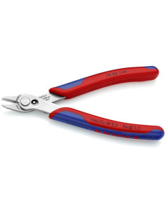 Knipex Клещи резачки Super-Knips, неръждаема стомана, синьо-червена ръкохватка 140мм, с отваряща пружина, - K7803140 - Цена | LE 2