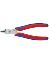 Knipex Клещи резачки Super-Knips, неръждаема стомана, синьо-червена ръкохватка 140мм, с отваряща пружина,  - K7803140 - 5