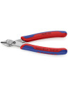 Knipex Клещи резачки Super-Knips, неръждаема стомана, синьо-червена ръкохватка 125мм, с отваряща пружина,  - K7803125 - 2