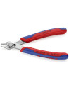 Knipex Клещи резачки Super-Knips, неръждаема стомана, синьо-червена ръкохватка 125мм, с отваряща пружина,  - K7803125 - 5