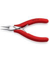 Knipex Клещи с тънък объл връх за електроника, червена ръкохватка 115мм, с отваряща пружина,  - K3531115 - 6