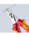 Knipex Клещи резачки Super-Knips, неръждаема стомана, VDE 1000V жълто-червена ръкохватка 125мм, с отваряща пружина,  - K7806125 - 3