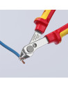 Knipex Клещи резачки Super-Knips, неръждаема стомана, VDE 1000V жълто-червена ръкохватка 125мм, с отваряща пружина,  - K7806125 - 6