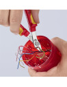Knipex Клещи резачки Super-Knips, неръждаема стомана, VDE 1000V жълто-червена ръкохватка 125мм, с отваряща пружина,  - K7806125 - 8