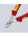 Knipex Клещи резачки Super-Knips, неръждаема стомана, VDE 1000V жълто-червена ръкохватка 125мм, с отваряща пружина,  - K7806125 - 9