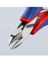Knipex Клещи диагонални резачки, синьо-червена ръкохватка 115мм, с отваряща пружина,  - K7702115 - 4