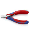 Knipex Клещи диагонални резачки, синьо-червена ръкохватка 115мм, с отваряща пружина,  - K7702115 - 8