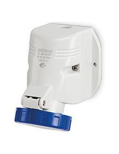 Scame Промишлен контакт 2P+Е 16A IP66 серия Optima Top M20 открит монтаж - 518.1653T - Цена | LEDs4economy