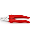 Knipex Ножици за рязане на кабел до 24мм2, хромирани, червена ръкохватка 165мм, с отваряща пружина,  - K9505165 - 3