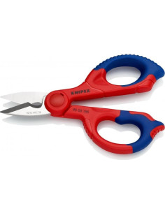 Knipex Ножици за рязане на кабел усилени, хромирани, синьо-червена ръкохватка 155мм, - K9505155SB - Цена | LEDs4economy 2