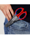 Knipex Ножици за рязане на кабел и кримпване, хромирани, синьо-червена ръкохватка 160мм,  - K950510SB - 14