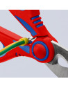 Knipex Ножици за рязане на кабел и кримпване, хромирани, синьо-червена ръкохватка 160мм,  - K950510SB - 15
