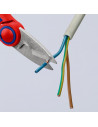 Knipex Ножици за рязане на кабел и кримпване, хромирани, синьо-червена ръкохватка 160мм,  - K950510SB - 16