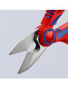 Knipex Ножици за рязане на кабел и кримпване, хромирани, синьо-червена ръкохватка 160мм,  - K950510SB - 18