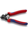 Knipex Ножици за рязане на стоманена тел до Ø4мм, синьо-червена ръкохватка 160мм, с отваряща пружина,  - K9562160 - 4